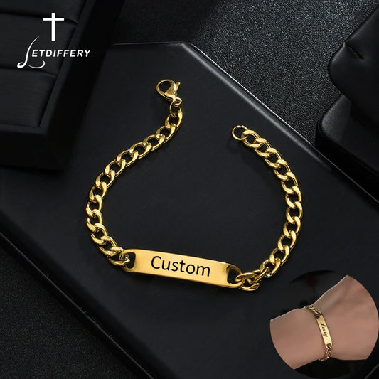 Letdiffery Personalized Eyes Photo Bracelets