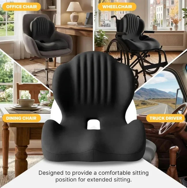 Ergonomic Memory Foam Seat Cushion