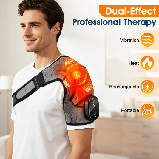 Cordless Electric Heated Shoulder Protector Vibration