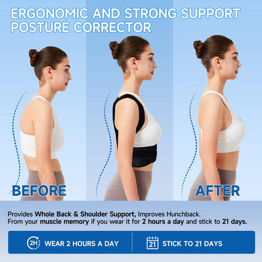 Posture Corrector Back Brace Adjustable Back Support