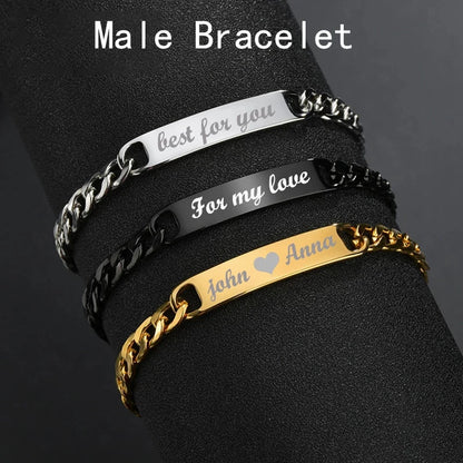 Letdiffery Personalized Eyes Photo Bracelets