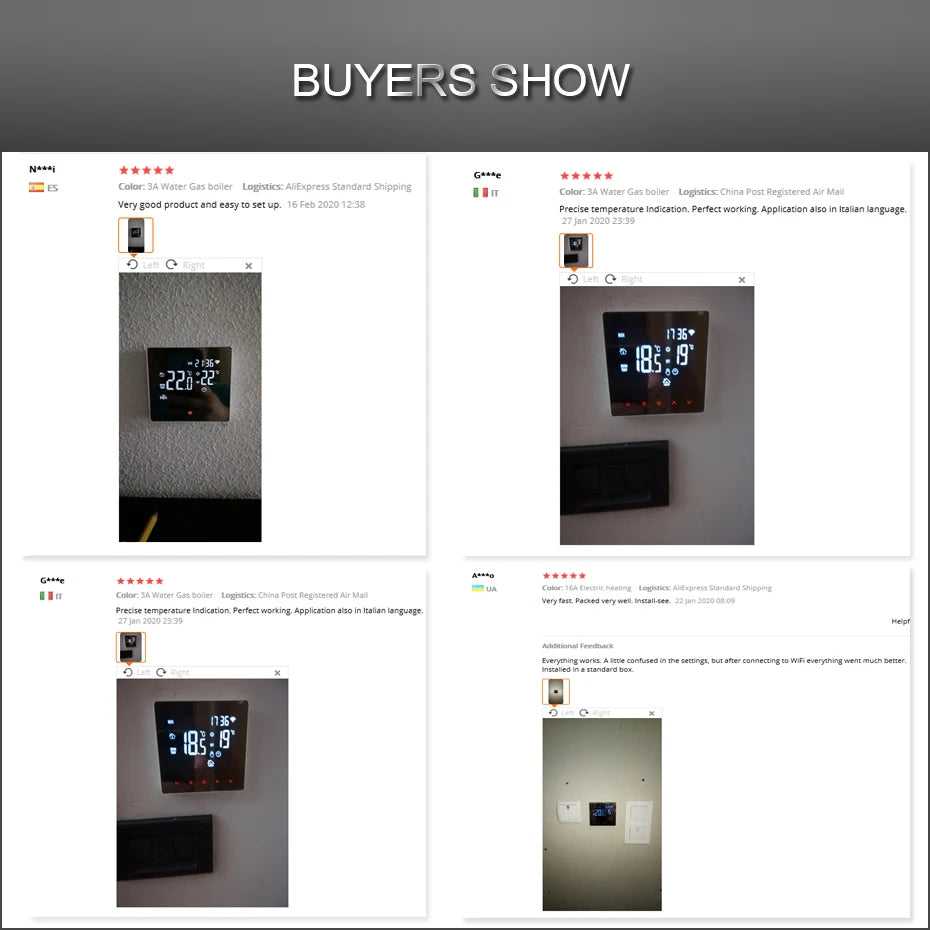 AVATTO WiFi Smart Thermostat Electric Heating