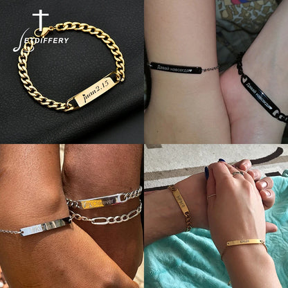 Letdiffery Personalized Eyes Photo Bracelets
