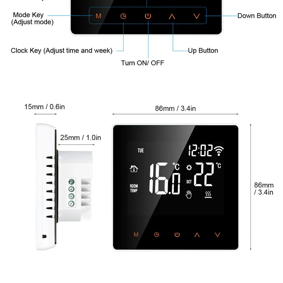 AVATTO WiFi Smart Thermostat Electric Heating