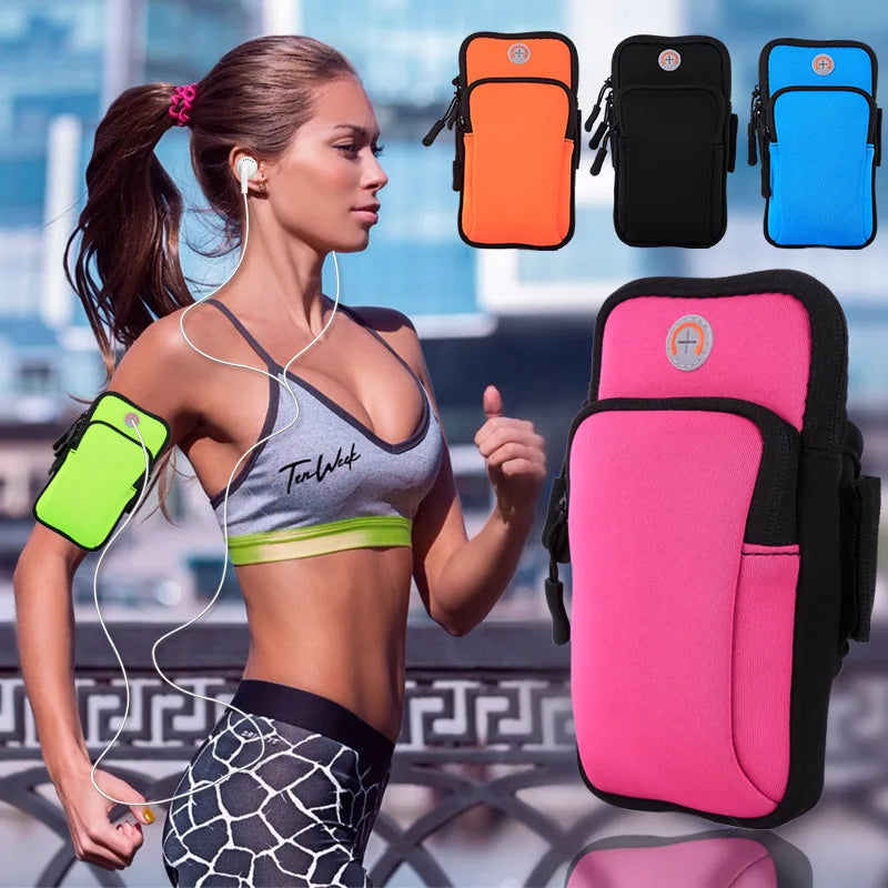 Sport Running Arm Bag Fitness Arm Band Bag Pouch