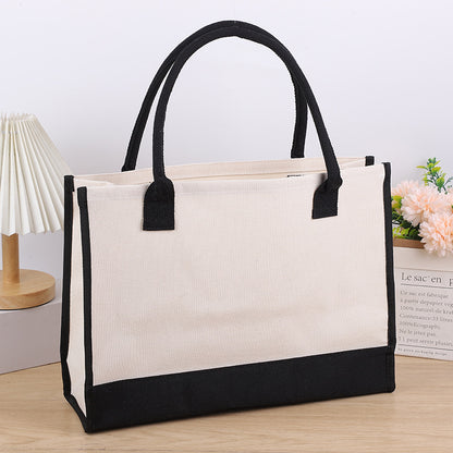 Canvas Tote Bag Letter Birthday Wedding Gift Personalized