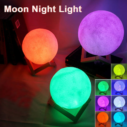 Moon Lamp LED Night Light Battery Powered