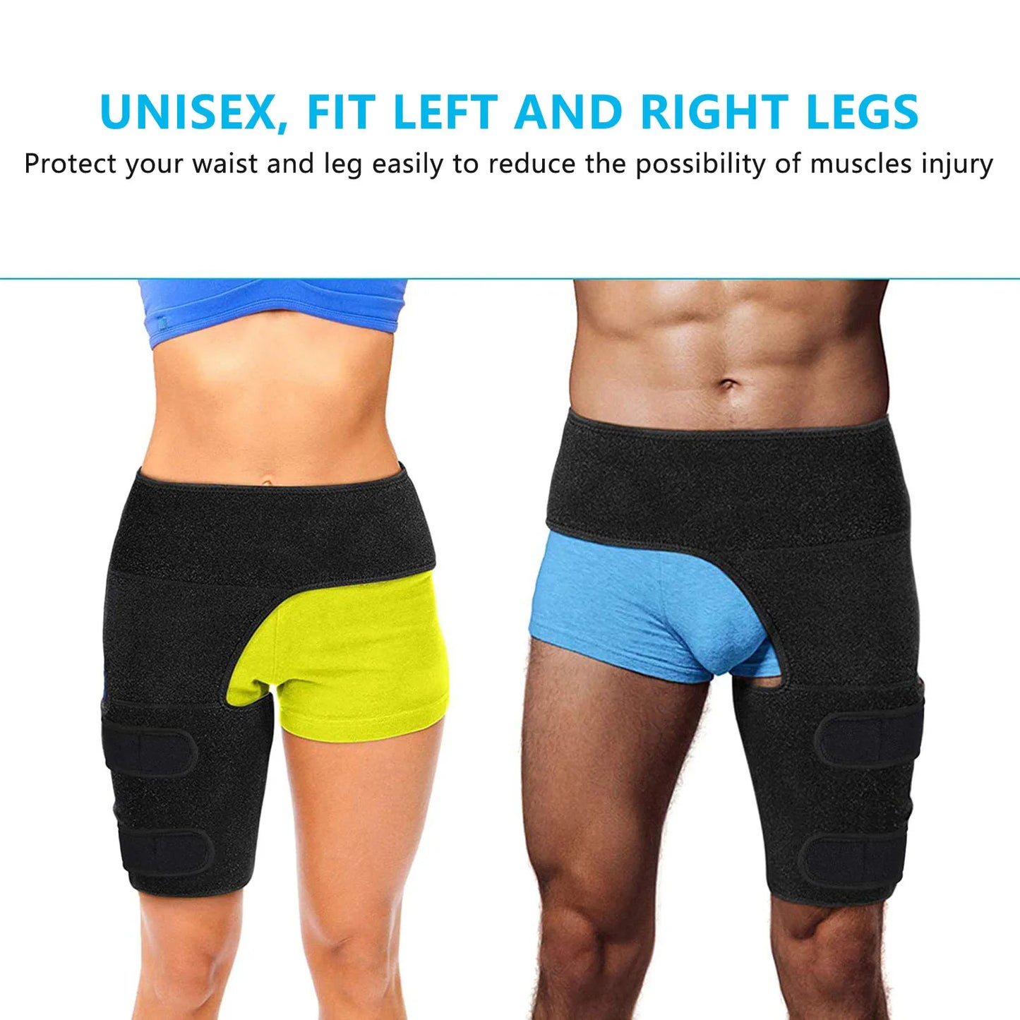 Waist And Leg Support Straps Adjustable Groin Compression