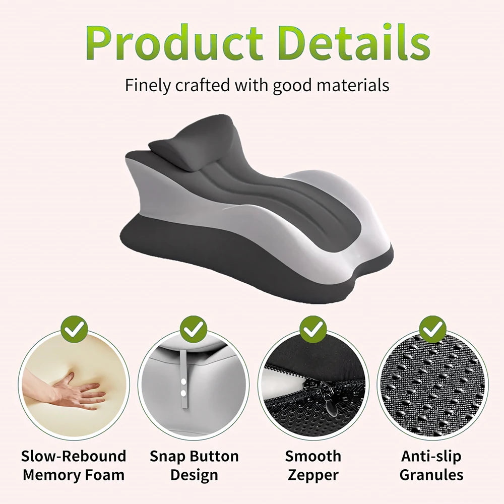 Multifunctional Memory Foam Prone Reading Pillow
