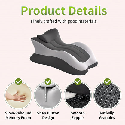 Multifunctional Memory Foam Prone Reading Pillow
