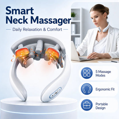 Smart Neck Massager for Adults, 5 Massage Modes