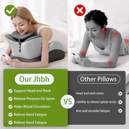 Multifunctional Memory Foam Prone Reading Pillow