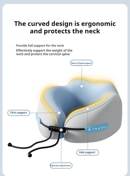 U Shaped Memory Foam Neck Pillows Soft Travel