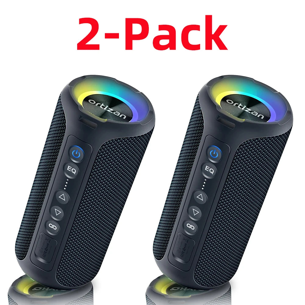 Ortizan Bluetooth Speakers 40W Enhanced Bass