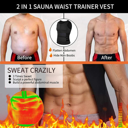 Men Back Waist Posture Corrector Adjustable