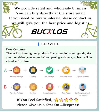 BUCKLOS Polarized Cycling Glasses UV400 Road