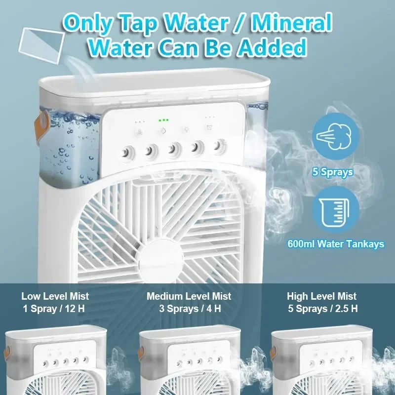 New 3 In 1 Fan AIr Conditioner Household