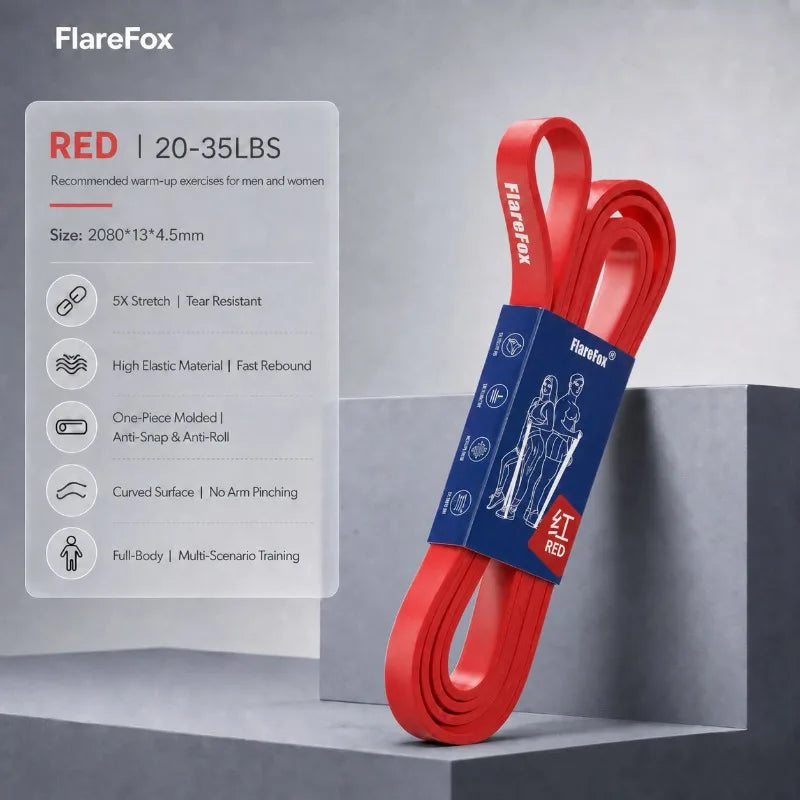 FlareFox Multiple Resistance Bands Set Pull-up