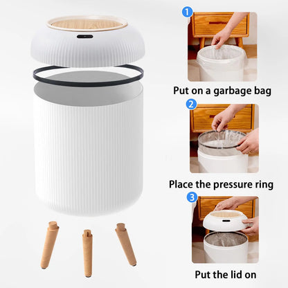 New Smart Dustbin with Lid Automatic Sensor