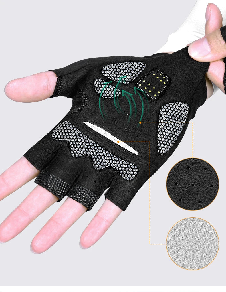 INBIKE Half Finger MTB Cycling Gloves Summer