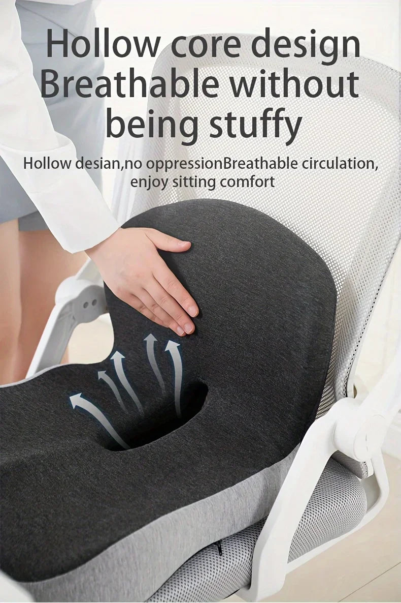 Contoured Ergonomic Lumbar Back Support Seat