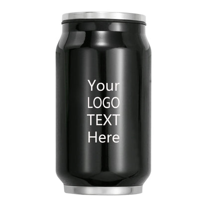 Custom LOGO Name Coffee Thermos Cup Water Bottle