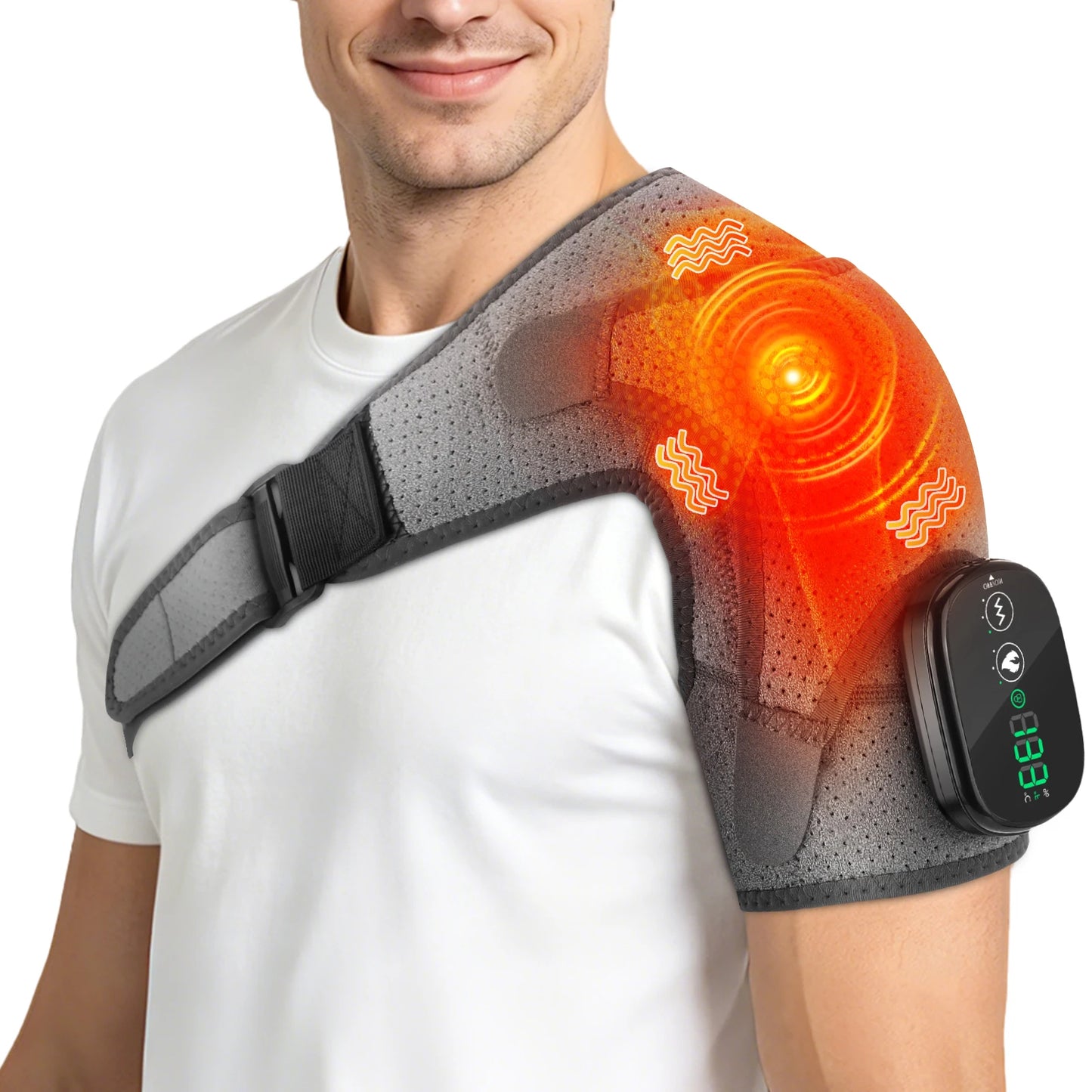 Cordless Electric Heated Shoulder Protector Vibration