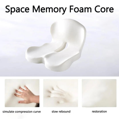 Contoured Ergonomic Lumbar Back Support Seat