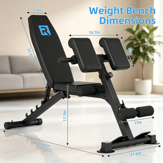 Thick Square Steel Triangular Frame Workout Bench