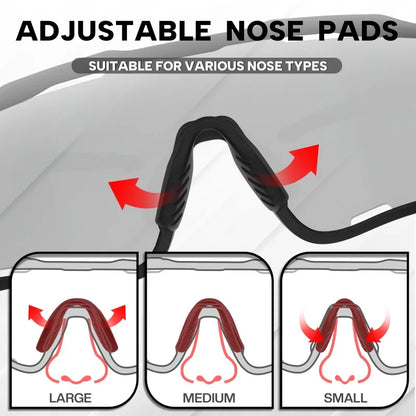 BUCKLOS Polarized Cycling Glasses UV400 Road
