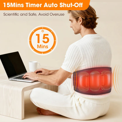 Cordless Heating Waist Belt with 3 Airbag Decompression