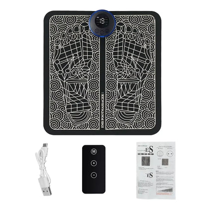 Electric Foot Massager Pad Neck Massage Set