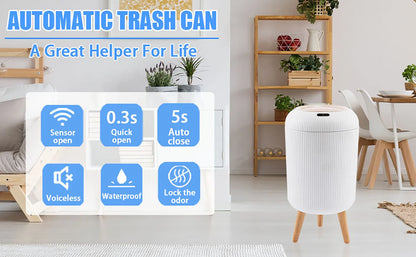 New Smart Dustbin with Lid Automatic Sensor
