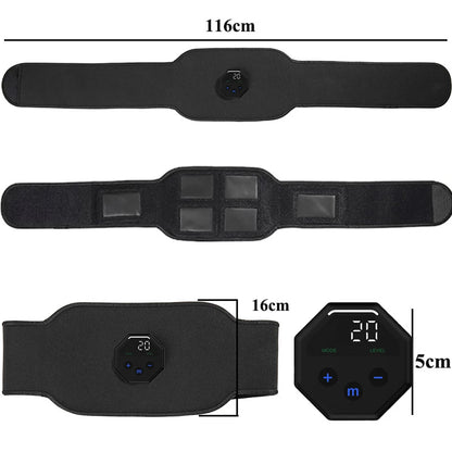 Rechargeable EMS Abdominal Muscle Trainer Belt