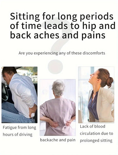 Contoured Ergonomic Lumbar Back Support Seat