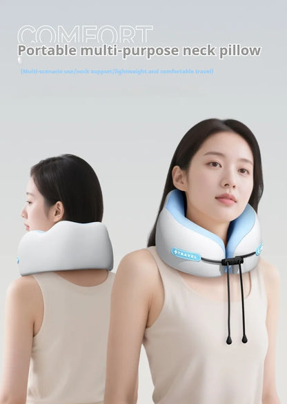 U Shaped Memory Foam Neck Pillows Soft Travel