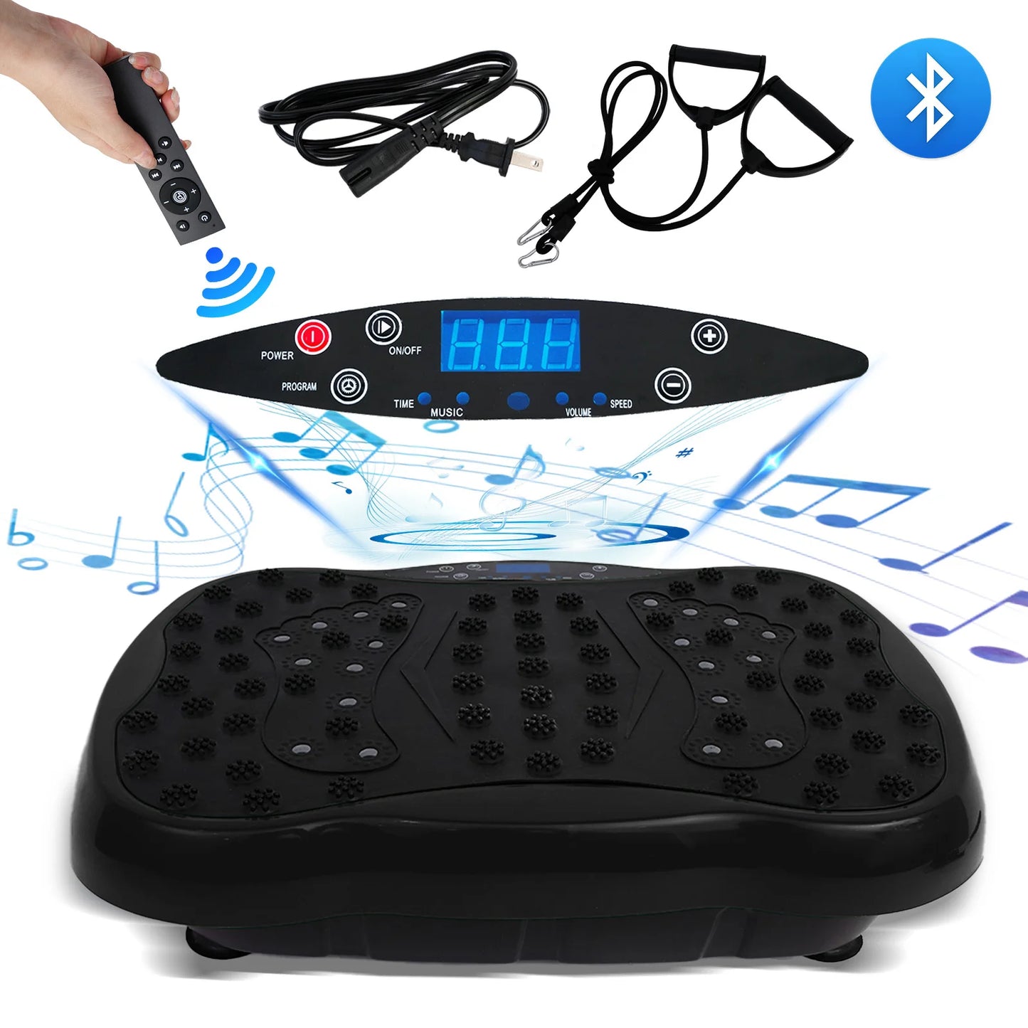 Full-Body Vibration Platform Exercise Machine Training