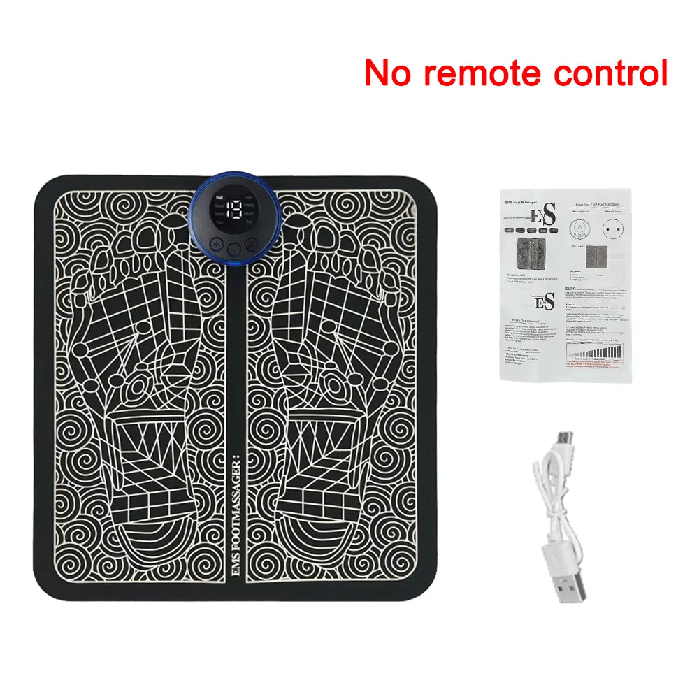 Electric Foot Massager Pad Neck Massage Set