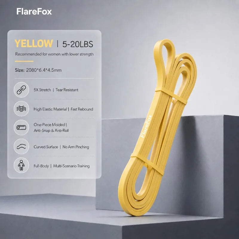 FlareFox Multiple Resistance Bands Set Pull-up