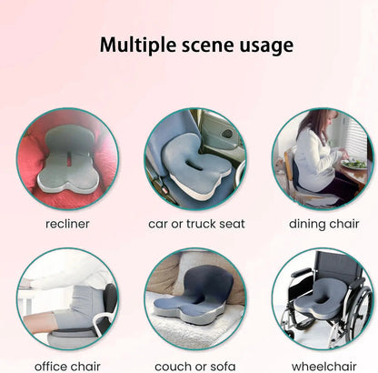 Contoured Ergonomic Lumbar Back Support Seat
