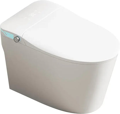 Elongated Smart Toilet with Bidet Built in