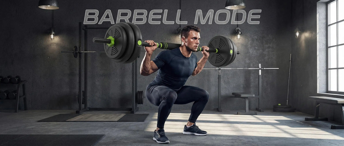 Adjustable Weight Set 44 Lbs, 4-in-1 Dumbbell Set