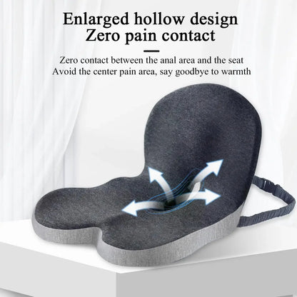 Contoured Ergonomic Lumbar Back Support Seat
