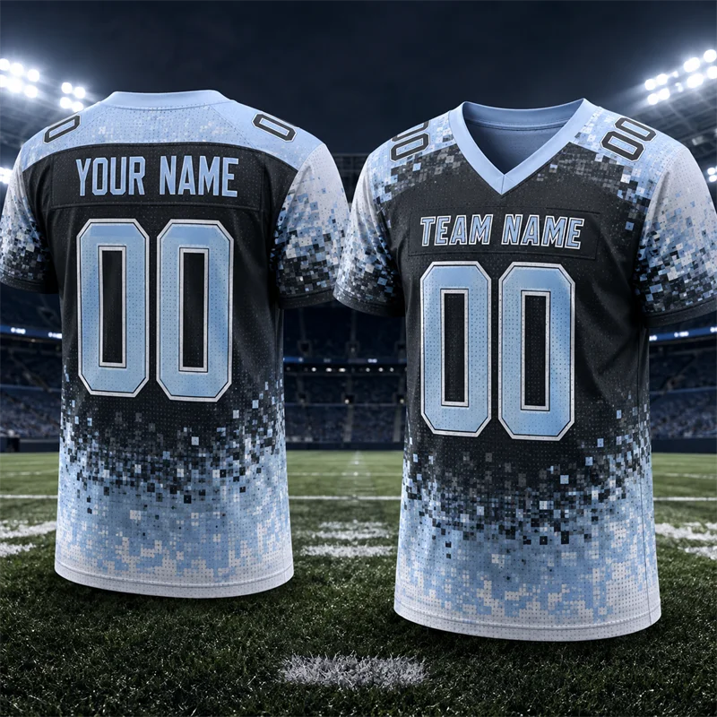 Custom Name Team Name Number V Neck