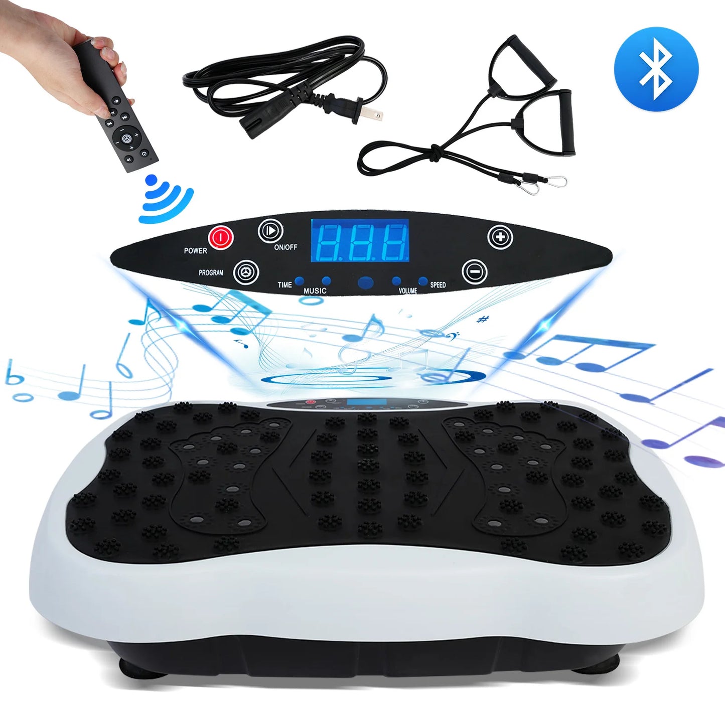 Full-Body Vibration Platform Exercise Machine Training