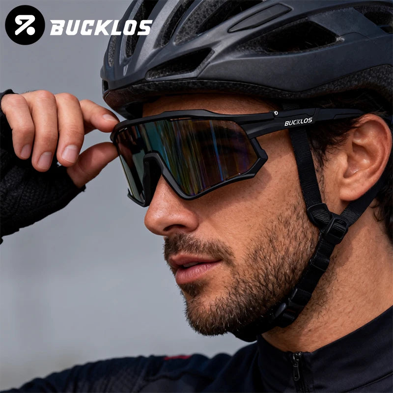 BUCKLOS Polarized Cycling Glasses UV400 Road
