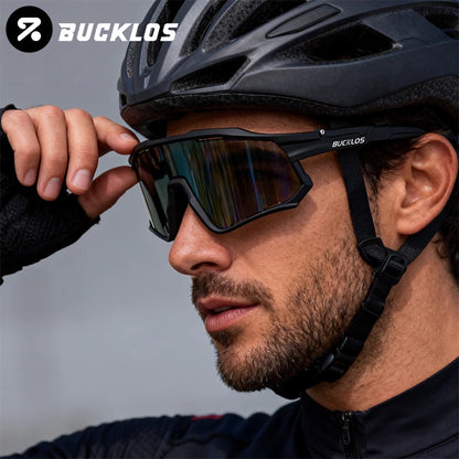 BUCKLOS Polarized Cycling Glasses UV400 Road