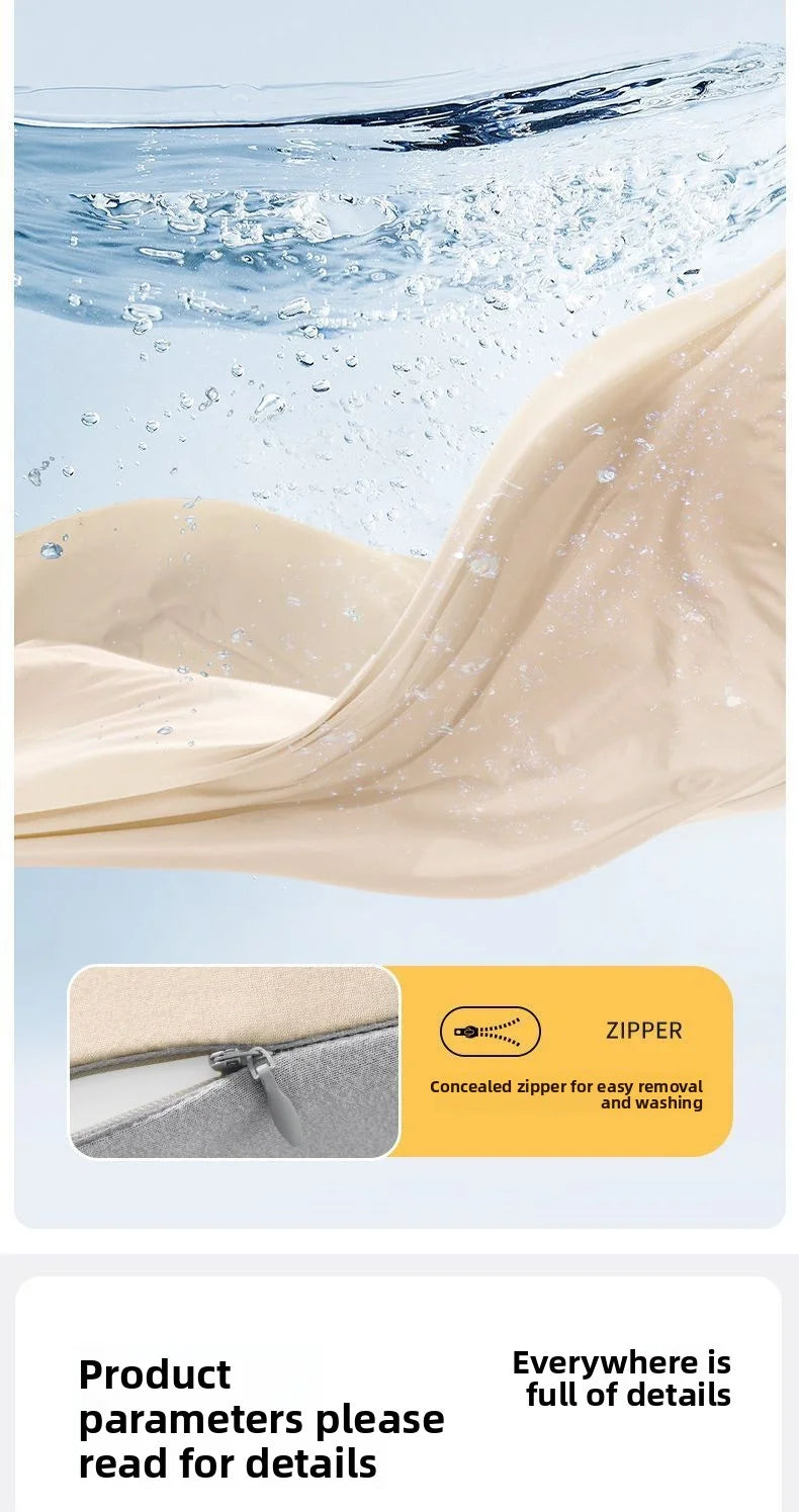 Bed cushions and pillows, ergonomic pillows for neck