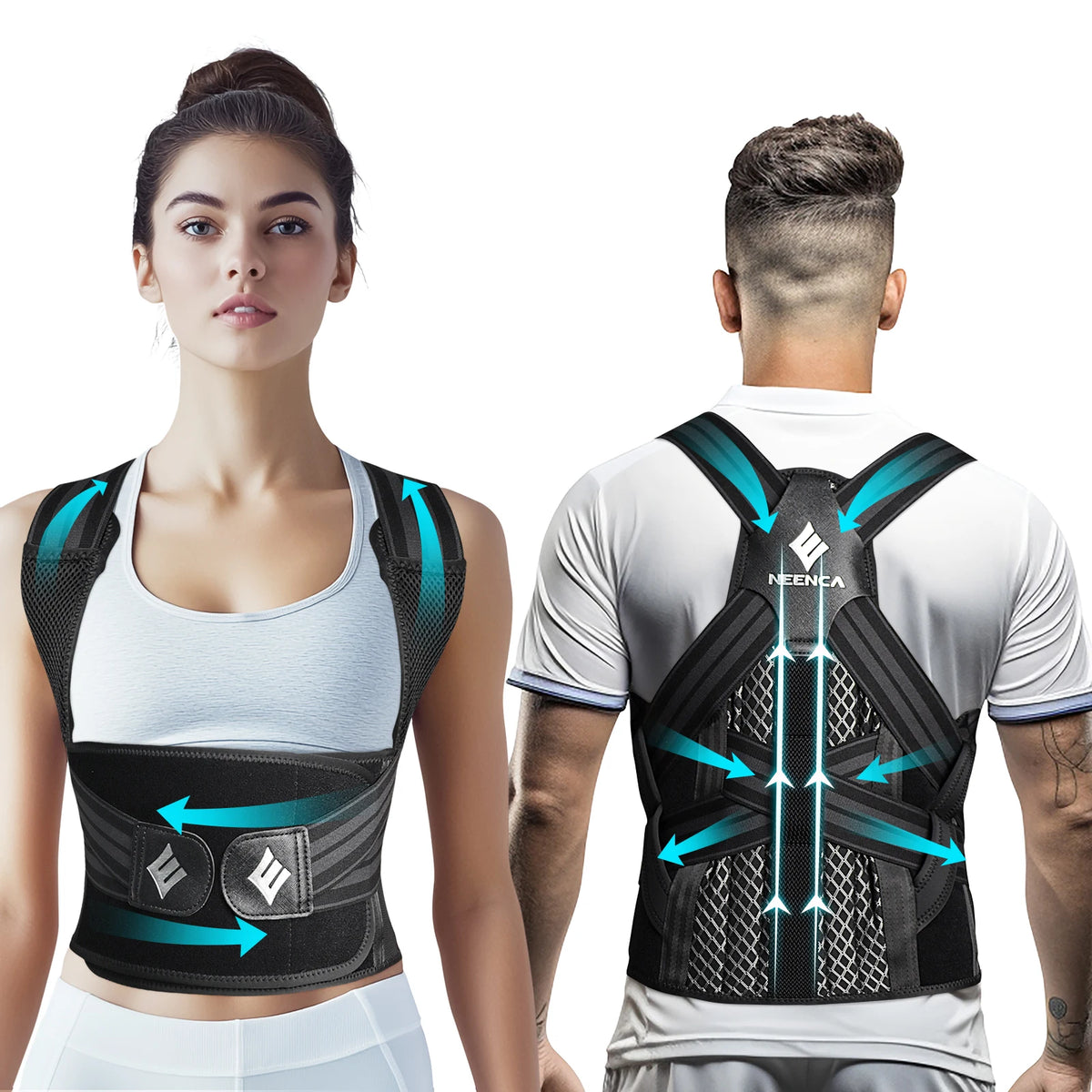 Posture Corrector Back Brace Adjustable Back Support