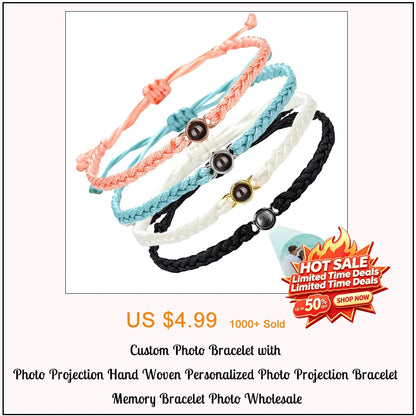 Bracelet with Photo Inside Personalized Photo Bracelet
